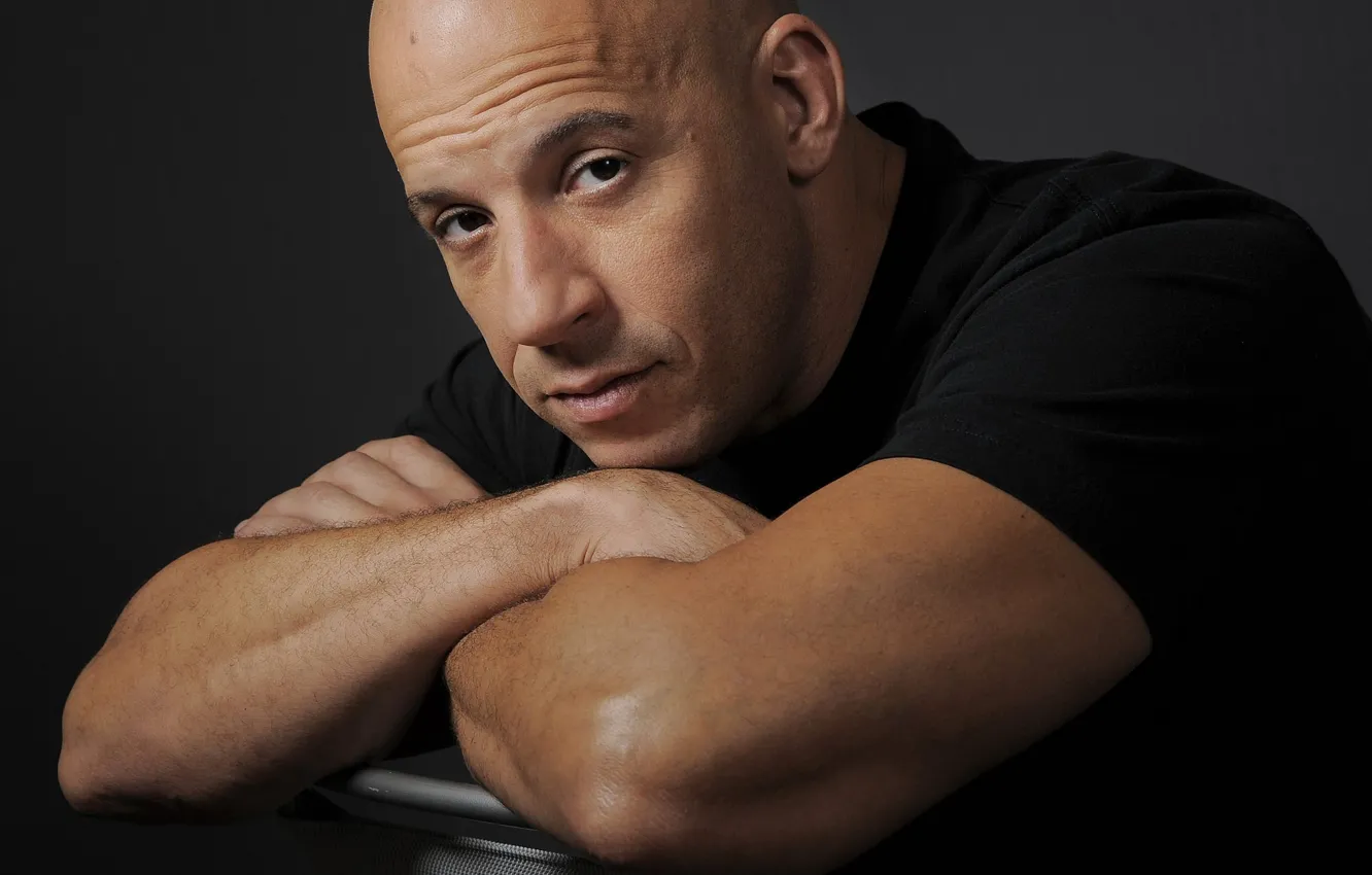 Фото обои взгляд, актер, Вин Дизель, Vin Diesel