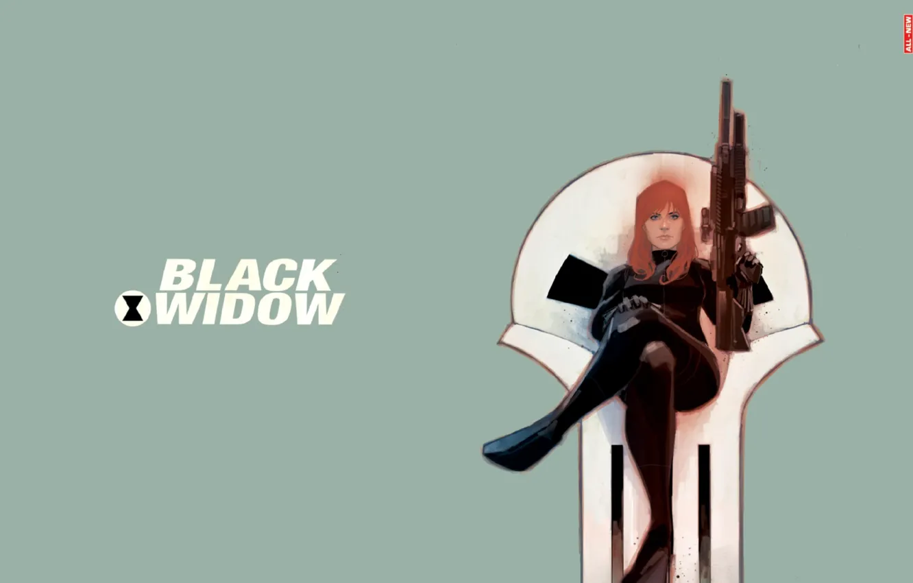 Фото обои Black Widow, Черная Вдова, Наташа