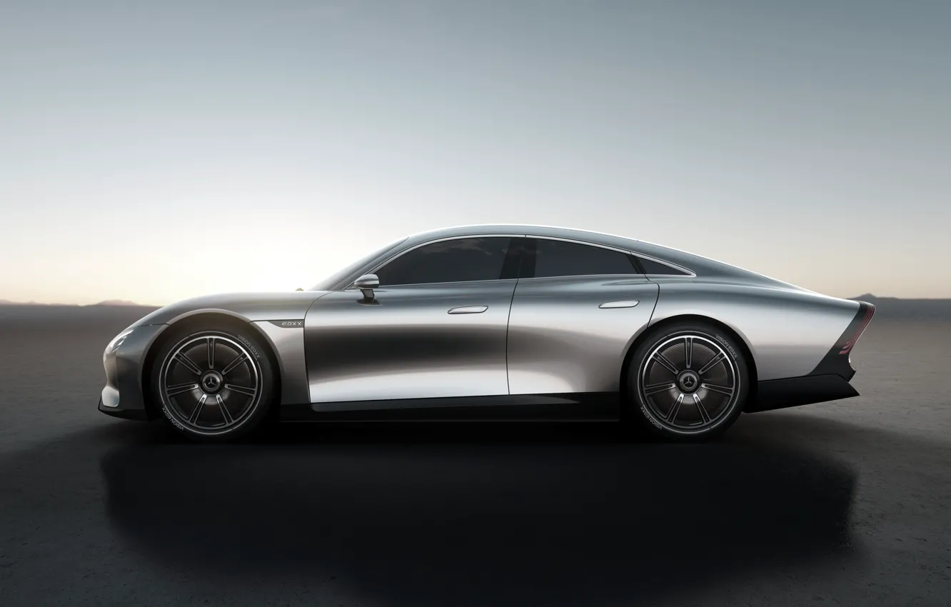 Фото обои купе, Mercedes-Benz, 2022, четырёхдверное, Vision EQXX Concept