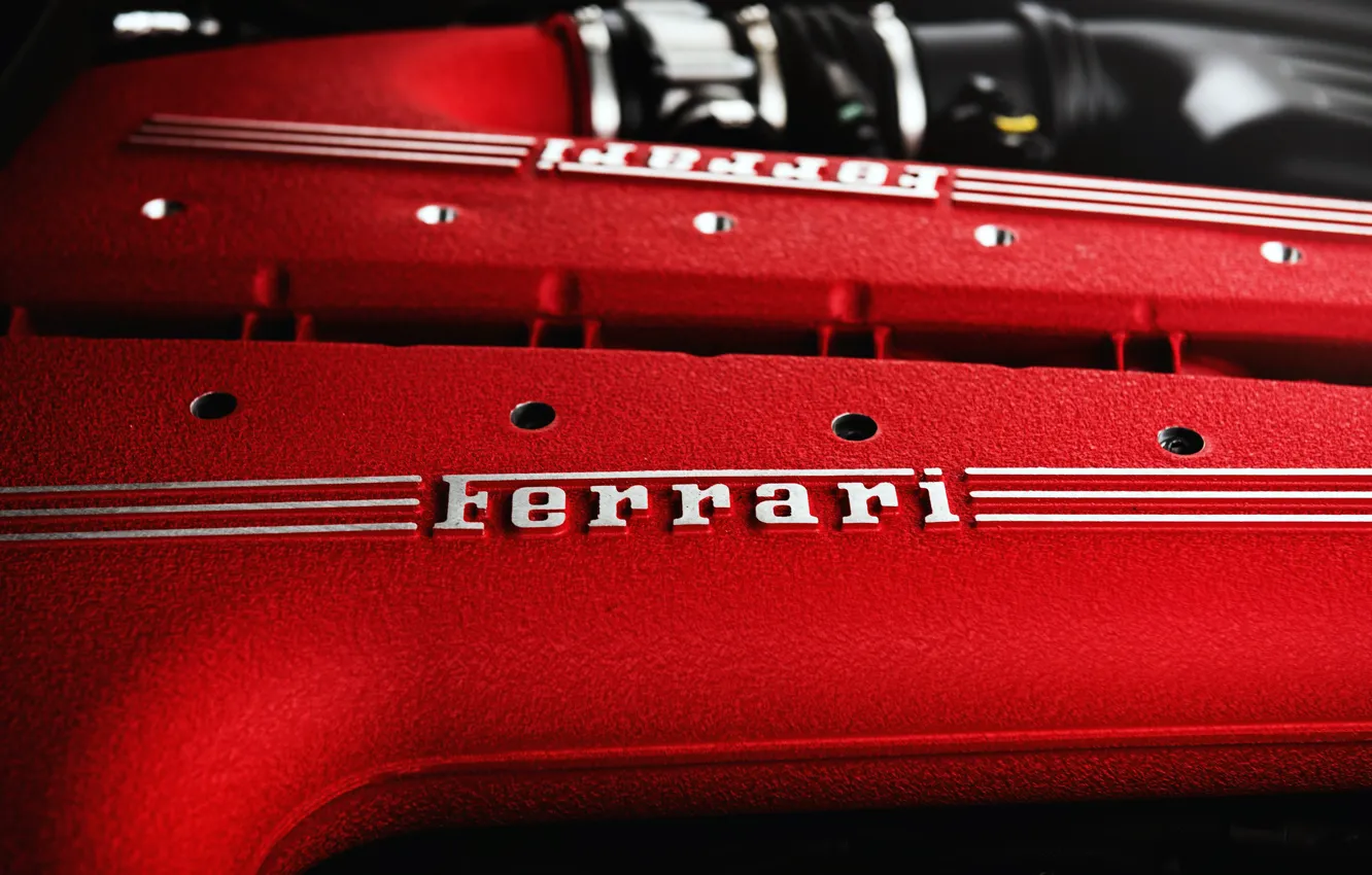 Фото обои Ferrari, V12, engine, SA Aperta, Ferrari SA Aperta