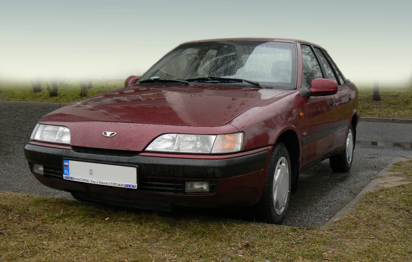 Фото обои Daewoo, Espero, Maroon