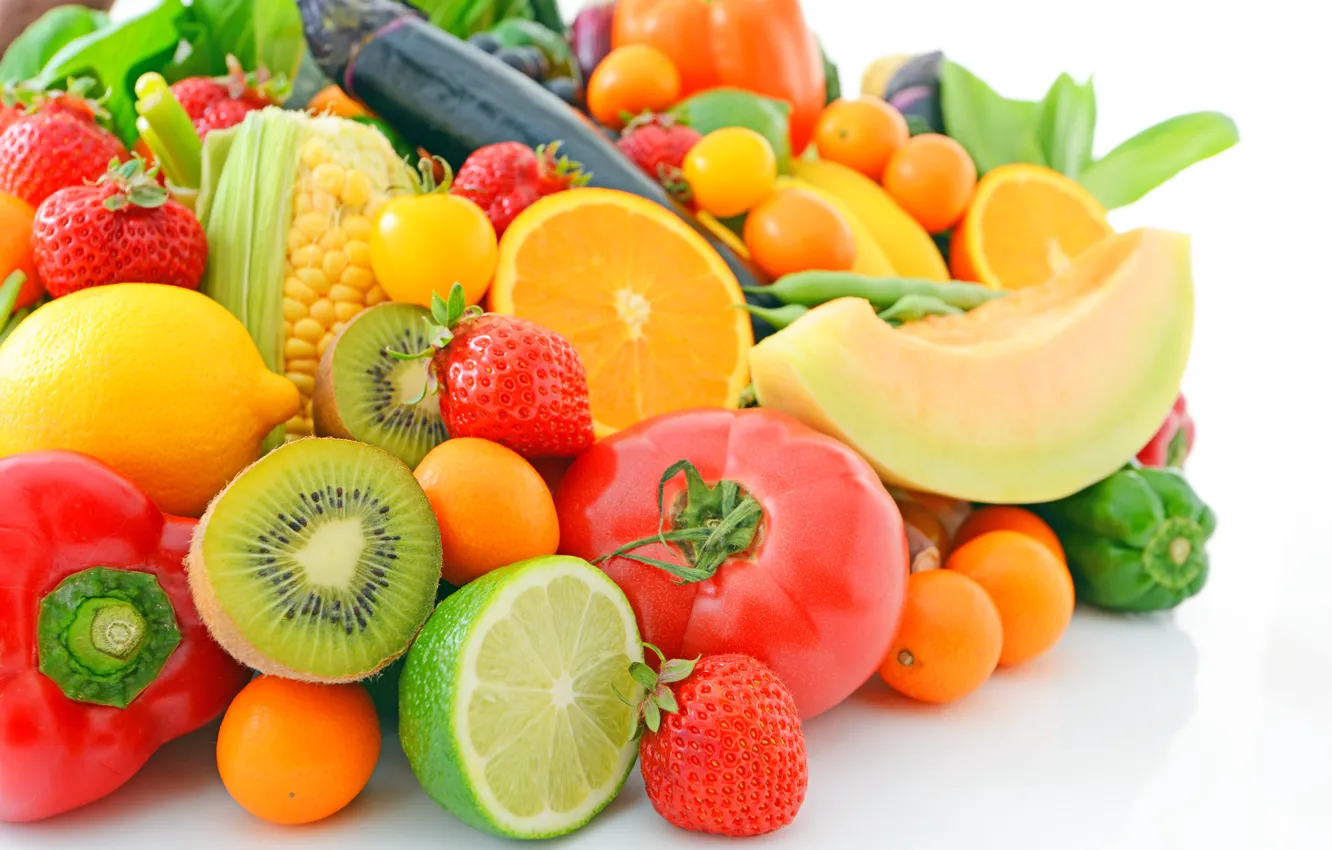 Фото обои ягоды, фрукты, овощи, fresh, fruits, berries, vegetables