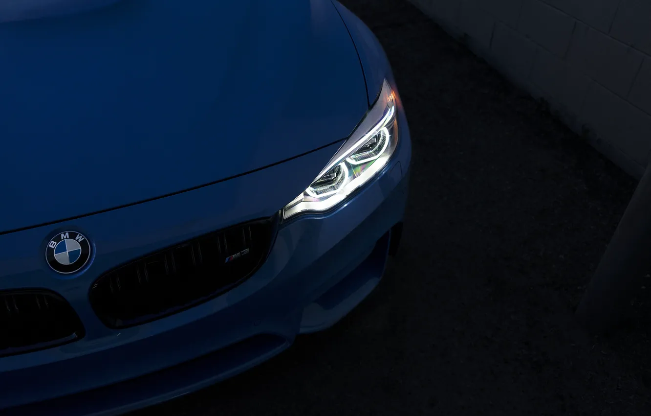 Фото обои BMW, Light, Blue, F82, Sight, LED