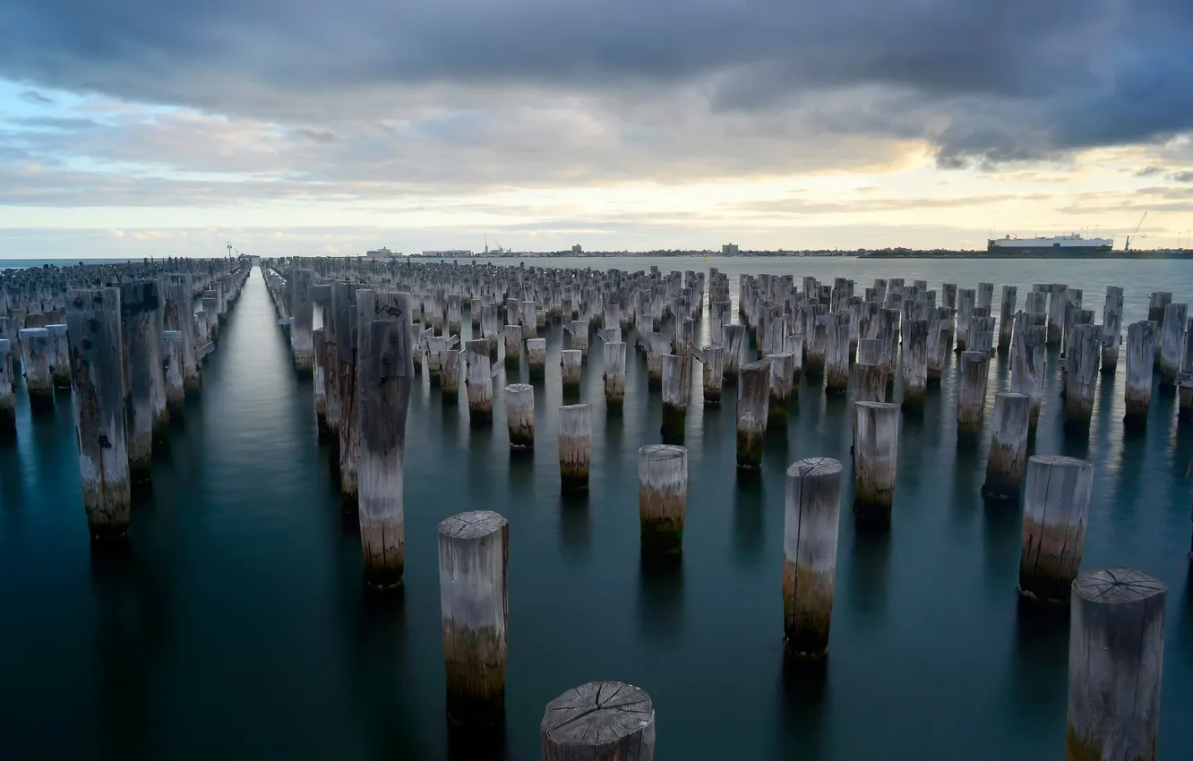 Фото обои Melbourne, Australia, princess pier