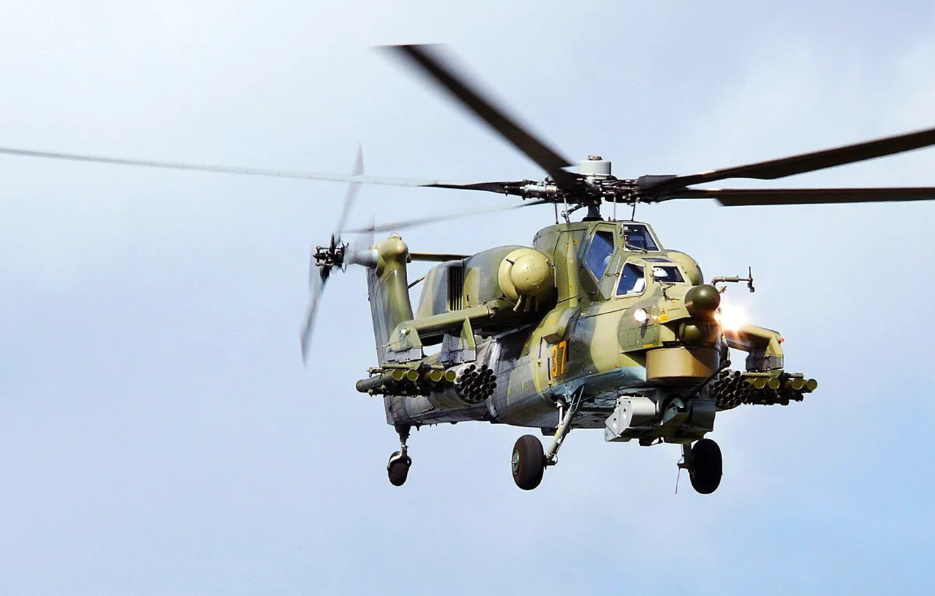 Фото обои Ми-28Н, Ночной охотник, ВВС России, ОКБ М. Л. Миля, Havoc, российский ударный вертолёт