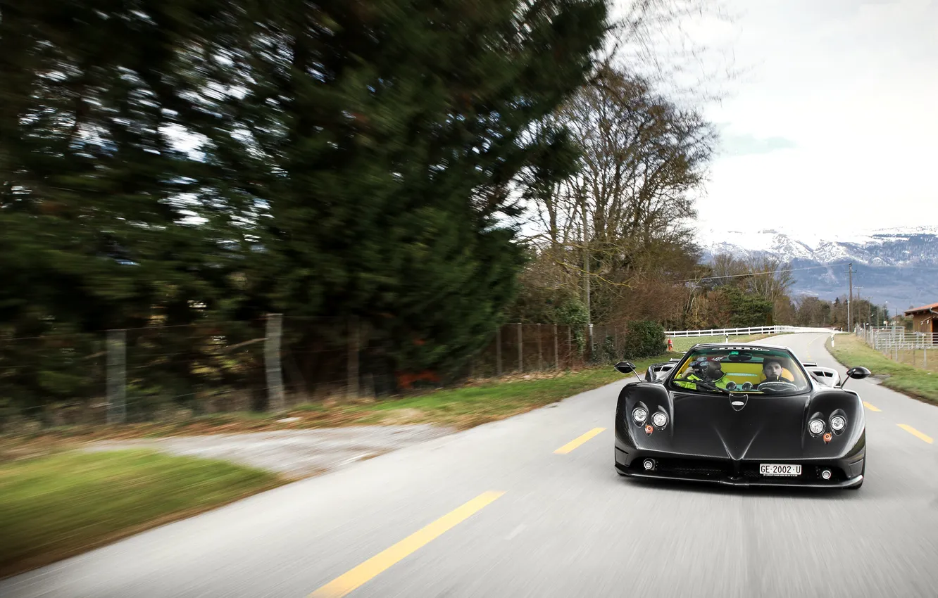 Фото обои Supercar, car, Pagani, wallpaper, Zonda
