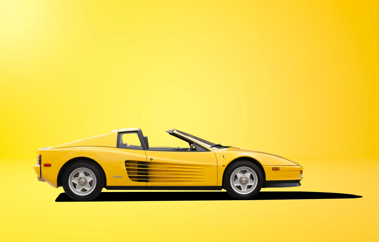 Фото обои Ferrari, Testarossa, 1985, Ferrari Testarossa Targa by EBS