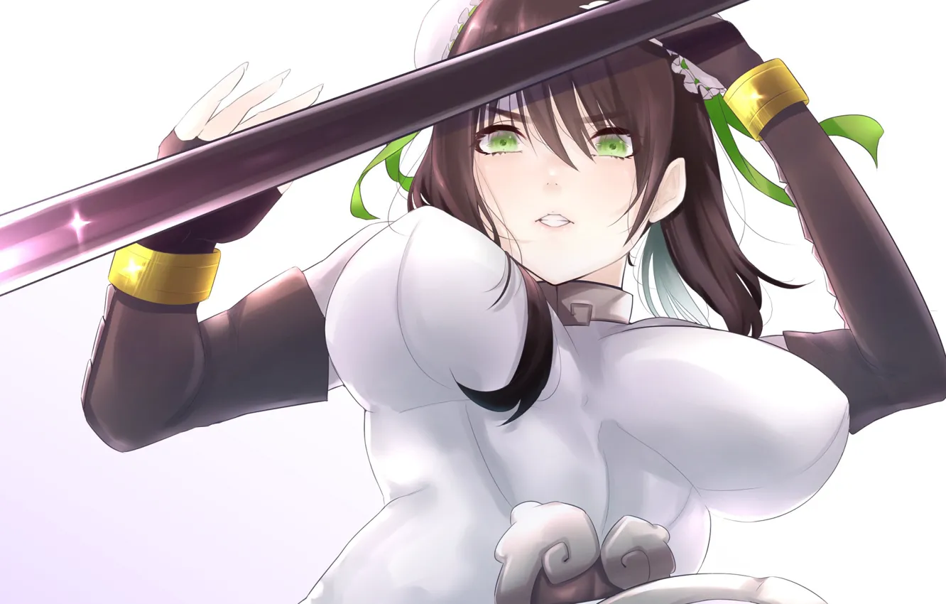Фото обои Lancer, Fanart, Fate/Grand Order, Pixiv, Fanart From Pixiv, Pixiv Id 21310640, Qin Liangyu