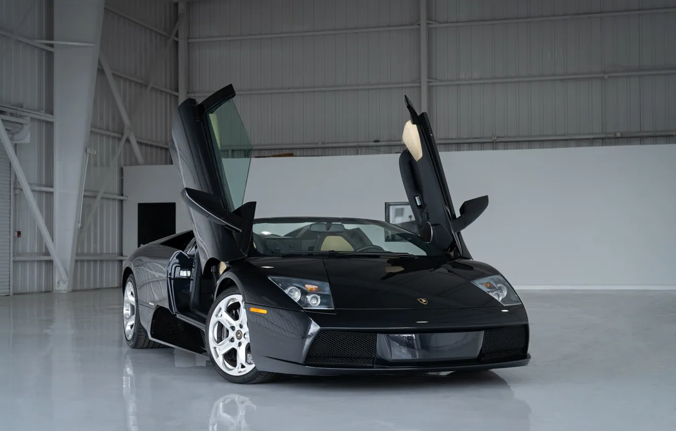 Фото обои Lamborghini, Murcielago, lambo door, Lamborghini Murcielago Roadster