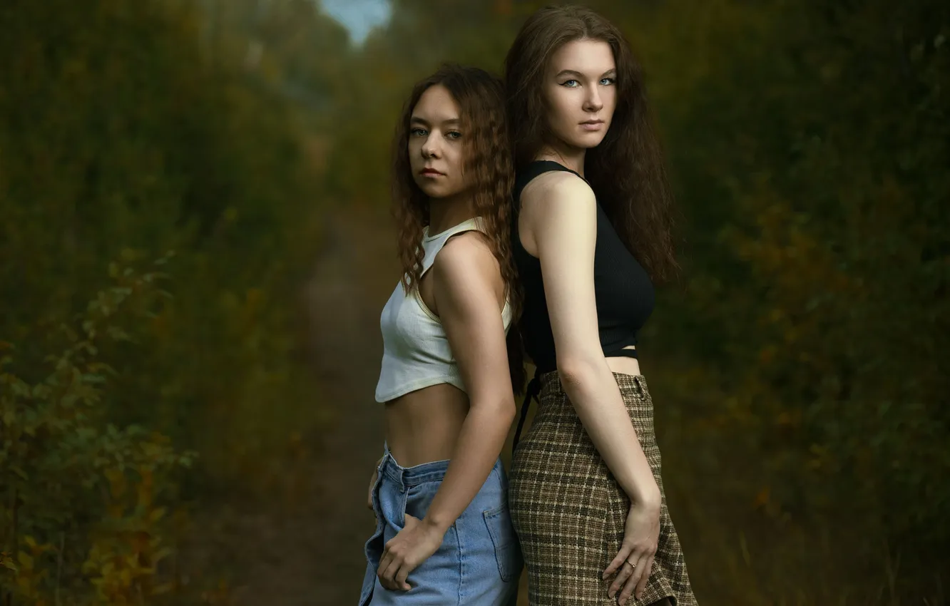 Фото обои двое, дуэт, Александр Журавлёв, парная фотография