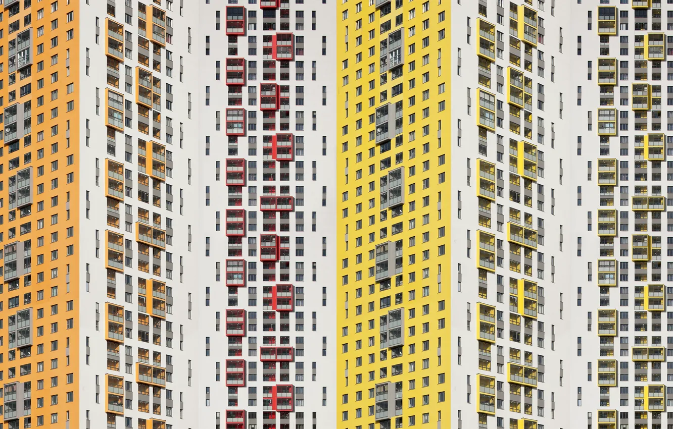 Фото обои wall, white, yellow, buiding