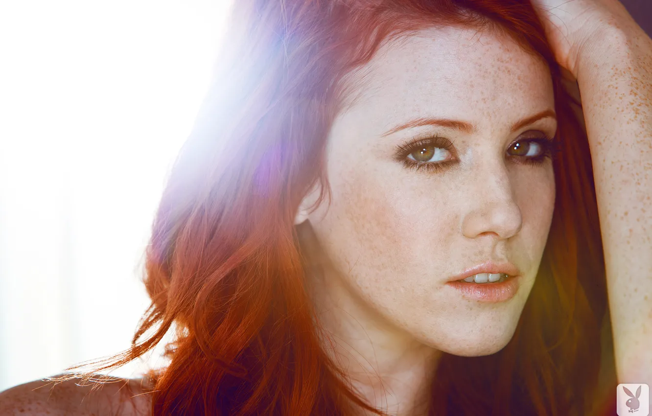 Фото обои sexy, redhead, Elle Alexandra, Elle