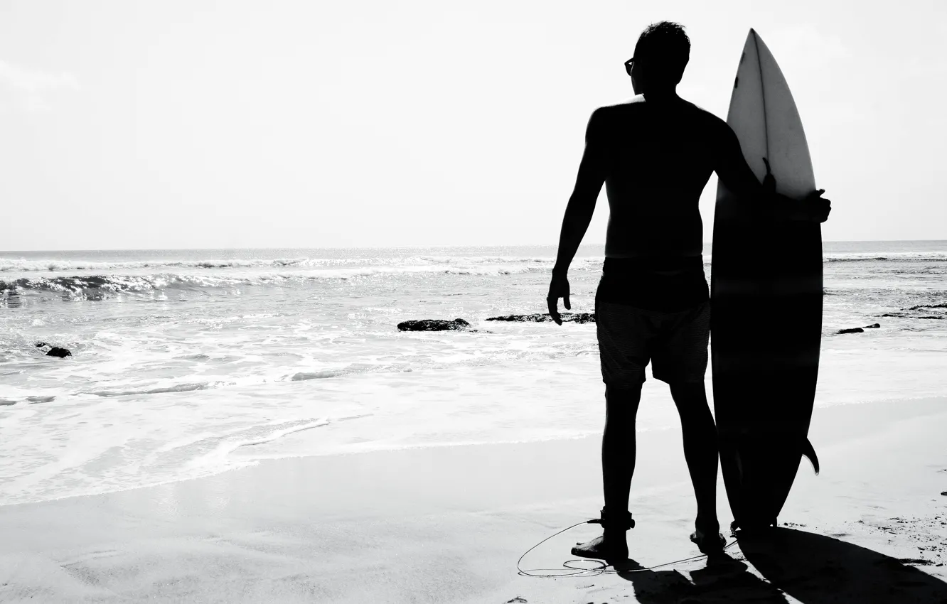 Фото обои пляж, солнце, океан, спорт, красота, серфер, серфинг, серф