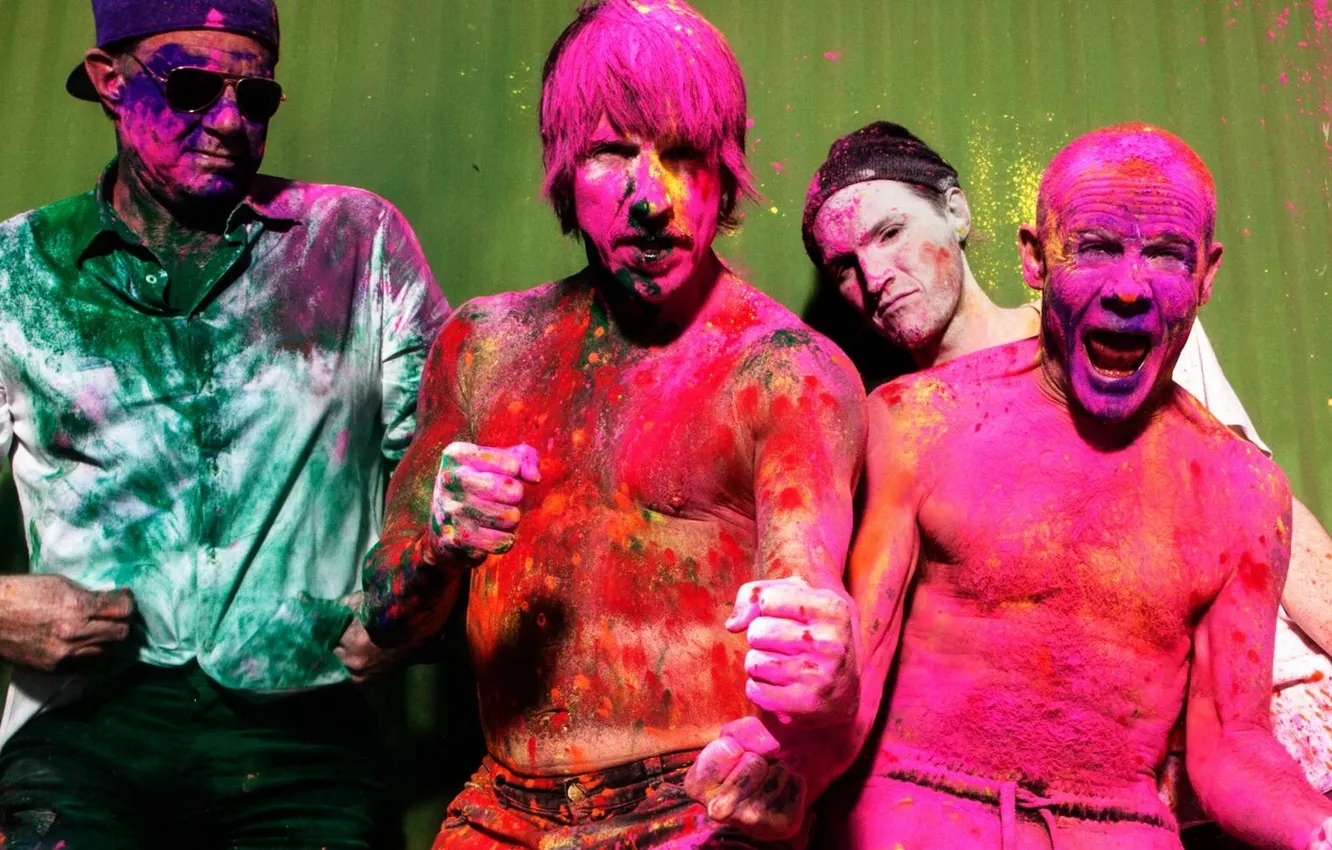 Фото обои Red Hot Chili Peppers, album, Anthony Kiedis, Michael Balzary, Flea, John Frusciante, Chad Smith, The …