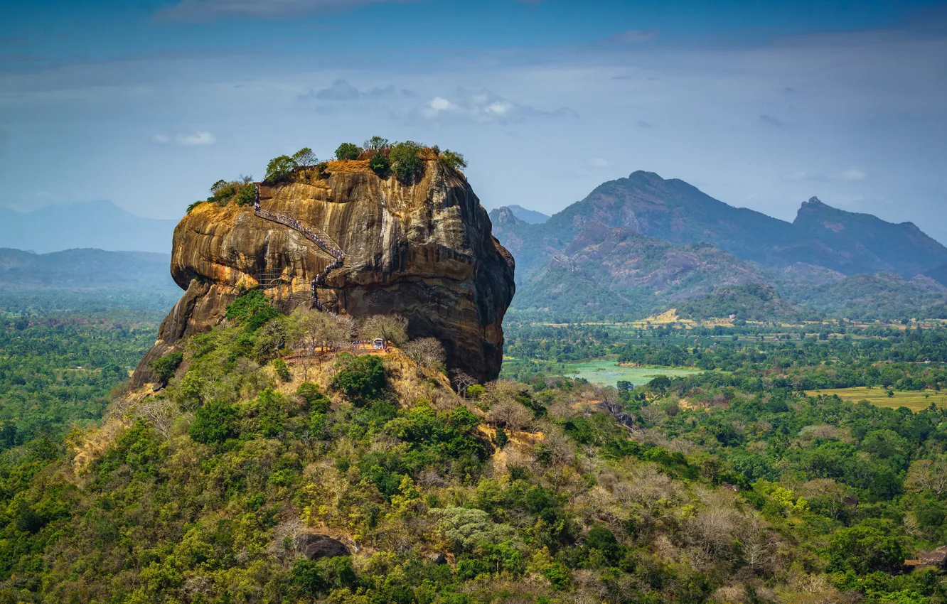 Фото обои Шри-Ланка, Sigiriya, Pidurangala, Matale District