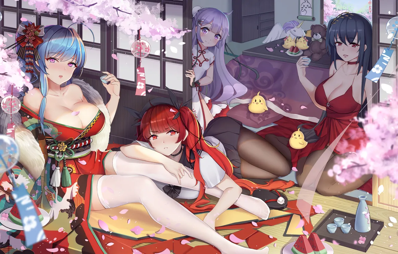 Фото обои sexy girl, St. Louis, Azur Lane