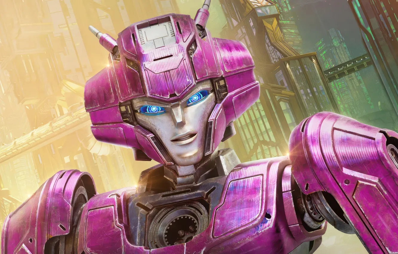Фото обои девушка, мультфильм, трансформер, Transformers One
