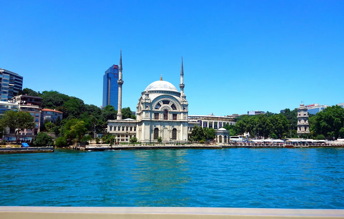 Фото обои beautiful, turkey, mosque, istanbul, istambul, islambul