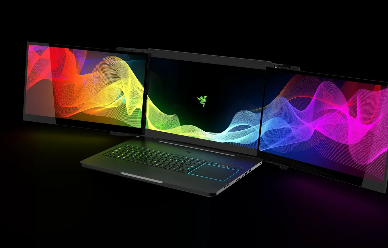 Фото обои Razer, laptop, CES 2017, Razer Project Valerie, Project Valerie