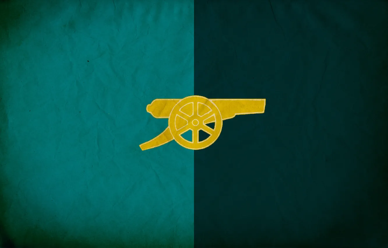 Фото обои фон, логотип, эмблема, пушка, Арсенал, Arsenal, Football Club, канониры