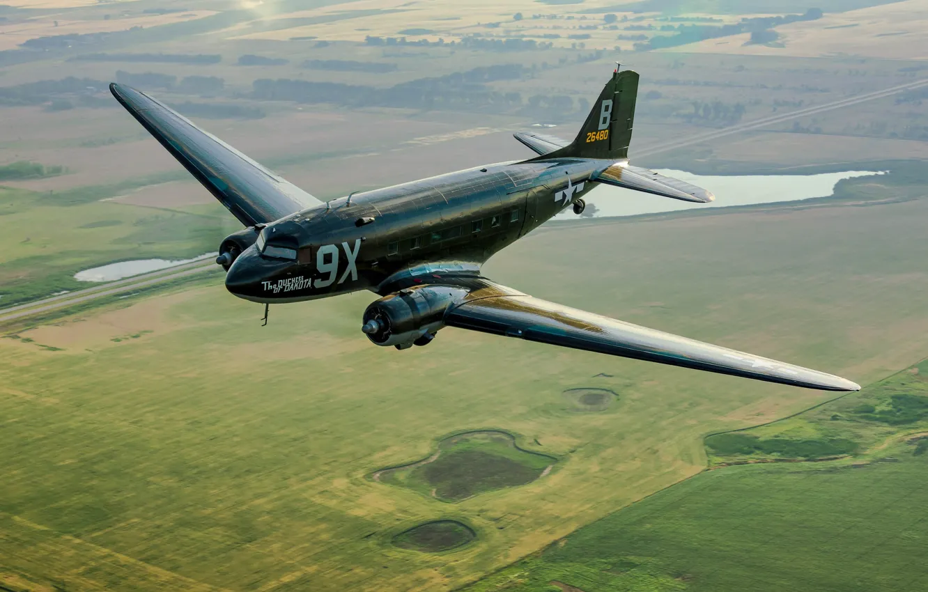 Фото обои Douglas, C-47, Dakota