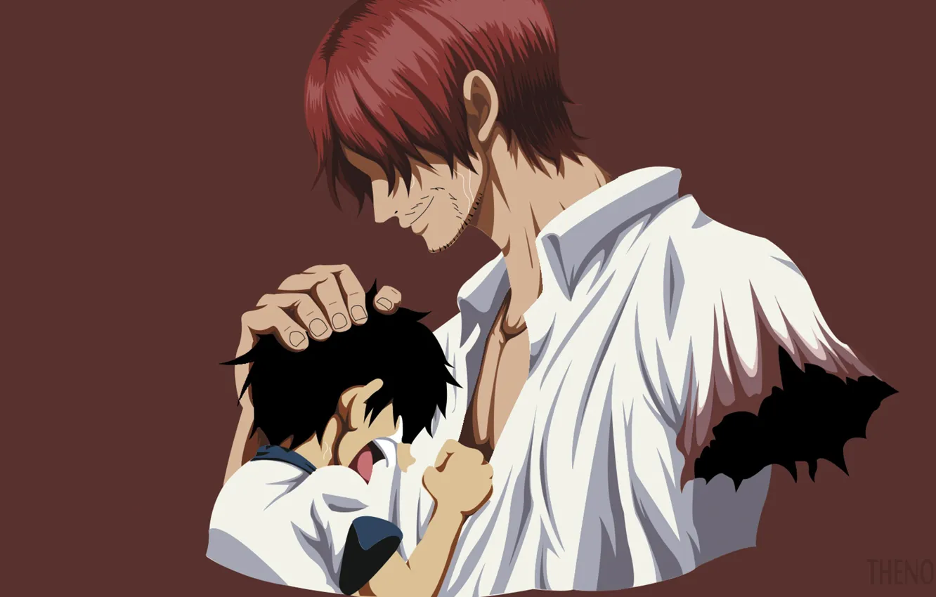 Фото обои мальчик, мужчина, One Piece, слёзы, рана