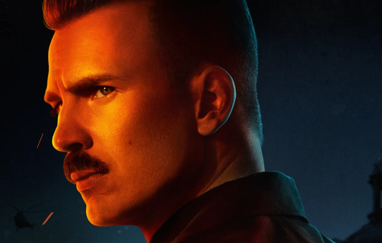 Фото обои боевик, постер, Крис Эванс, Chris Evans, The Gray Man, Серый человек
