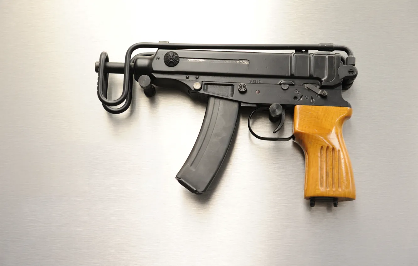 Фото обои пистолет-пулемёт, «Скорпион», чешский, Vz. 61
