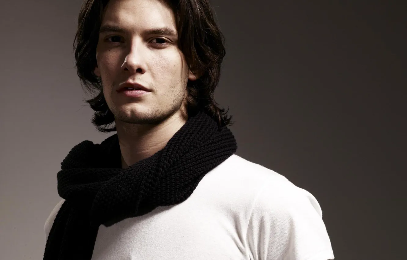 Фото обои шарф, актер, мужчина, Бен Барнс, Ben Barnes