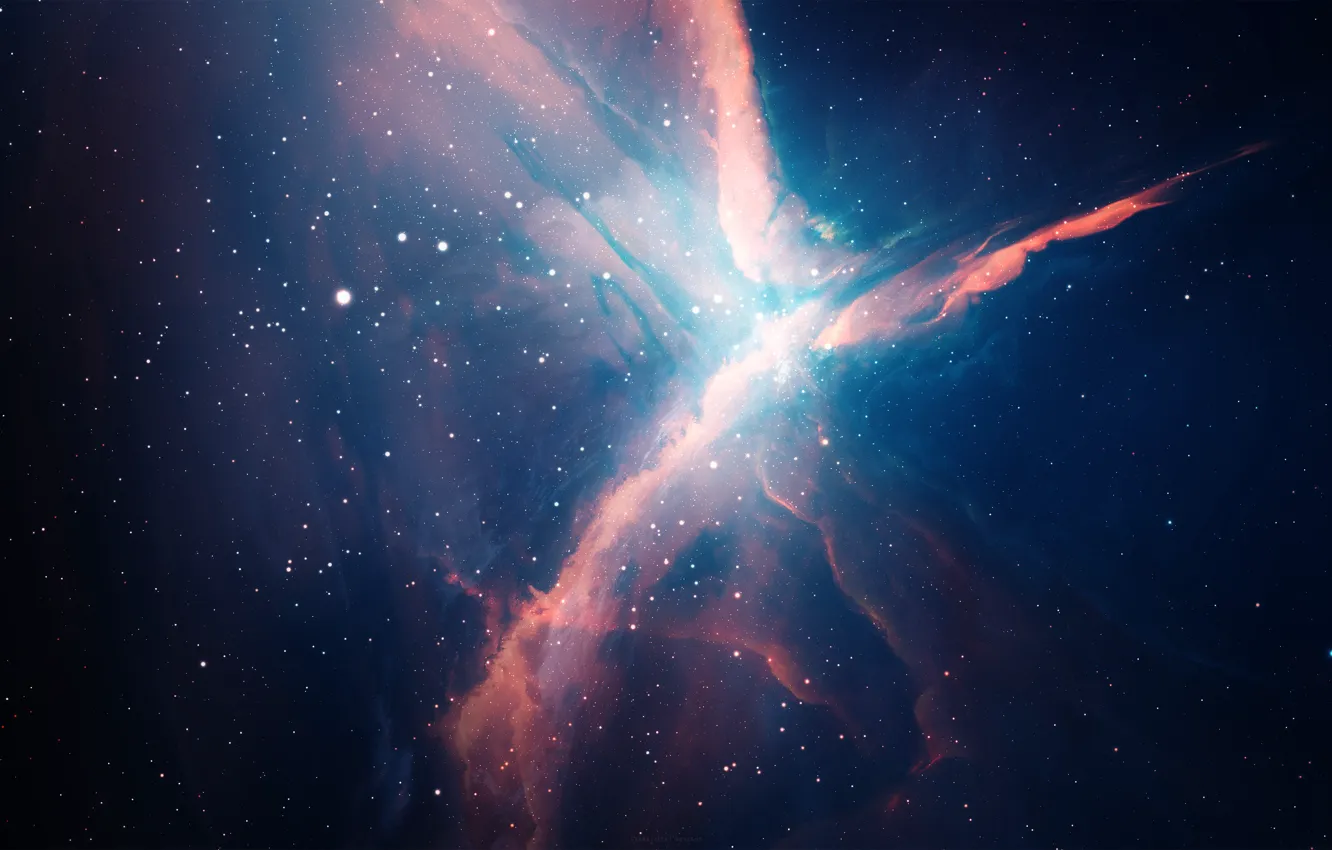 Фото обои звезды, туманность, nebula, Starkiteckt