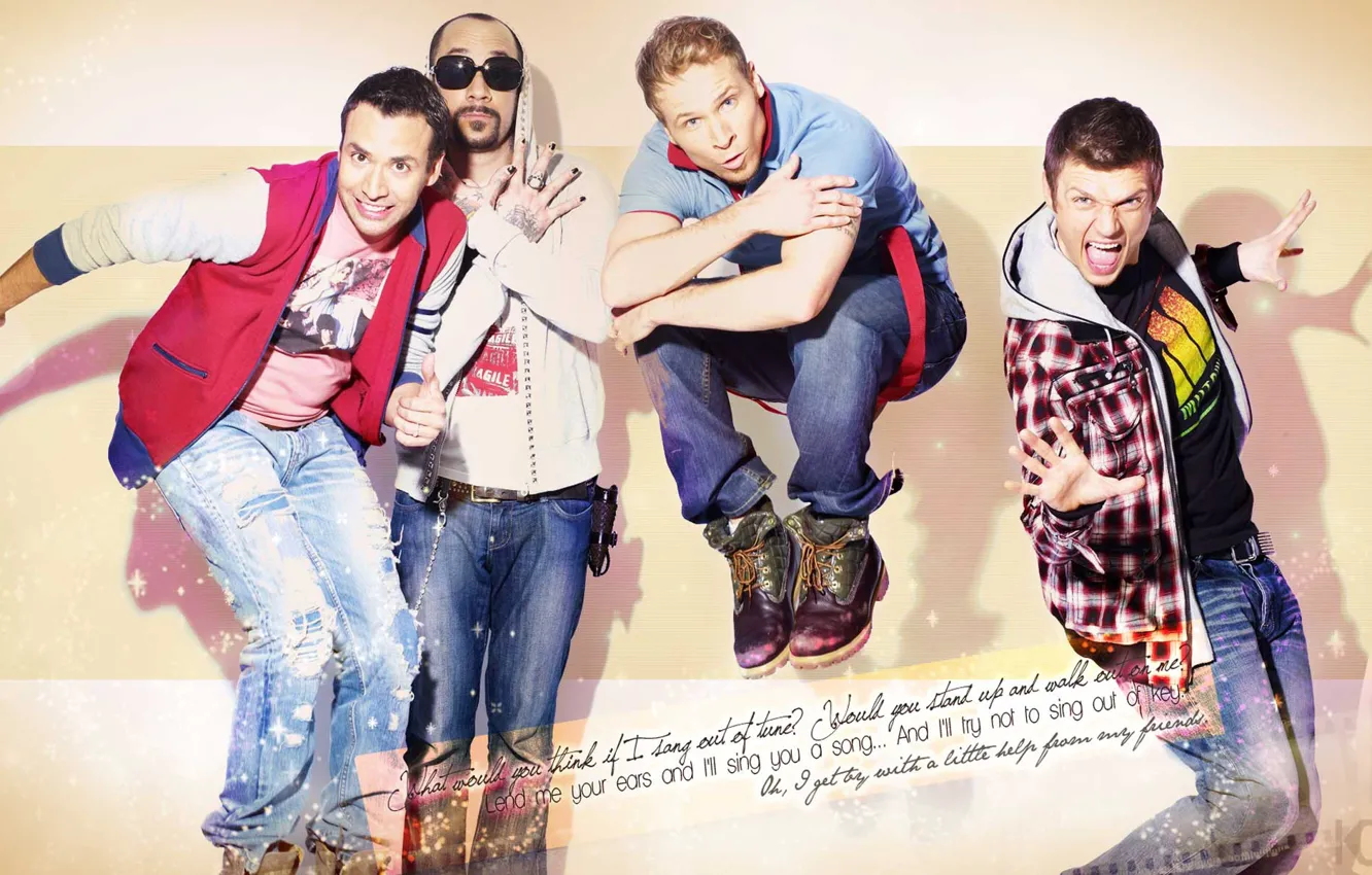 Фото обои музыка, группа, Backstreet Boys, Nick Carter, Brian Littrell, Howie D., A. J. McLean