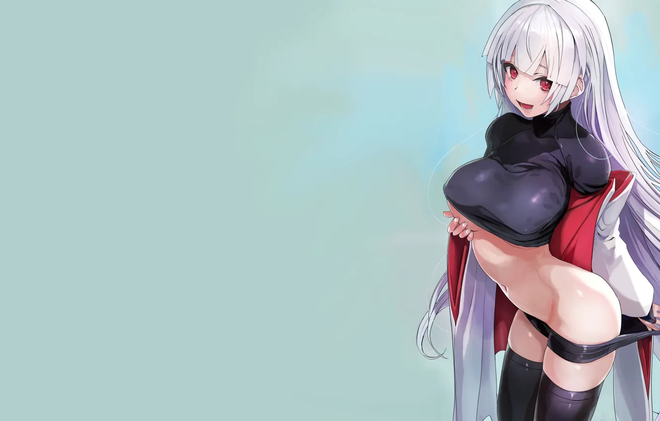 Фото обои kawaii, girl, hot, sexy, boobs, anime, breasts, babe