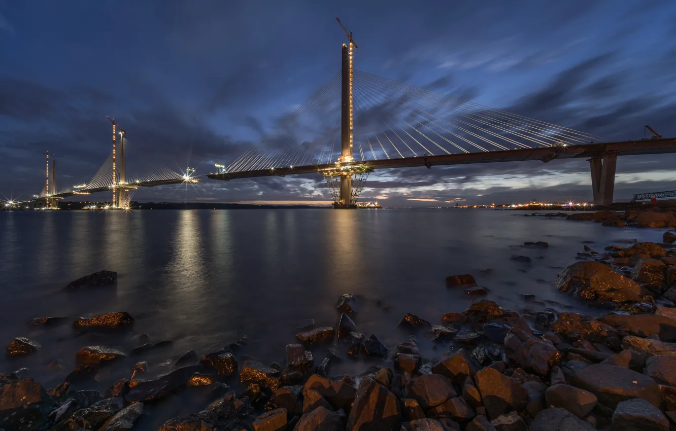 Фото обои Шотландия, Scotland, Edinburgh, North Queensferry