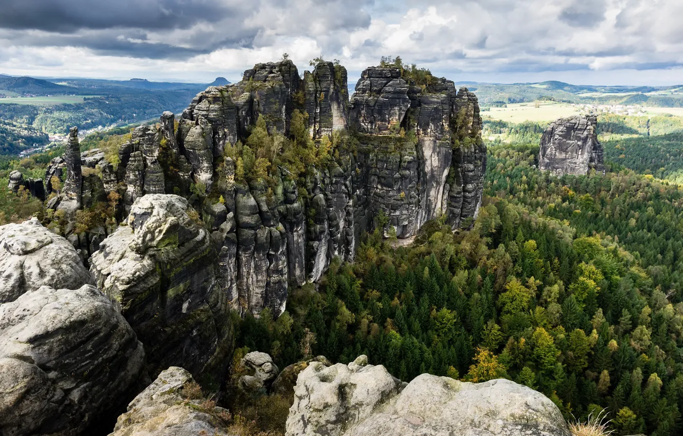 Фото обои Germany, Saxony, Bad Schandau