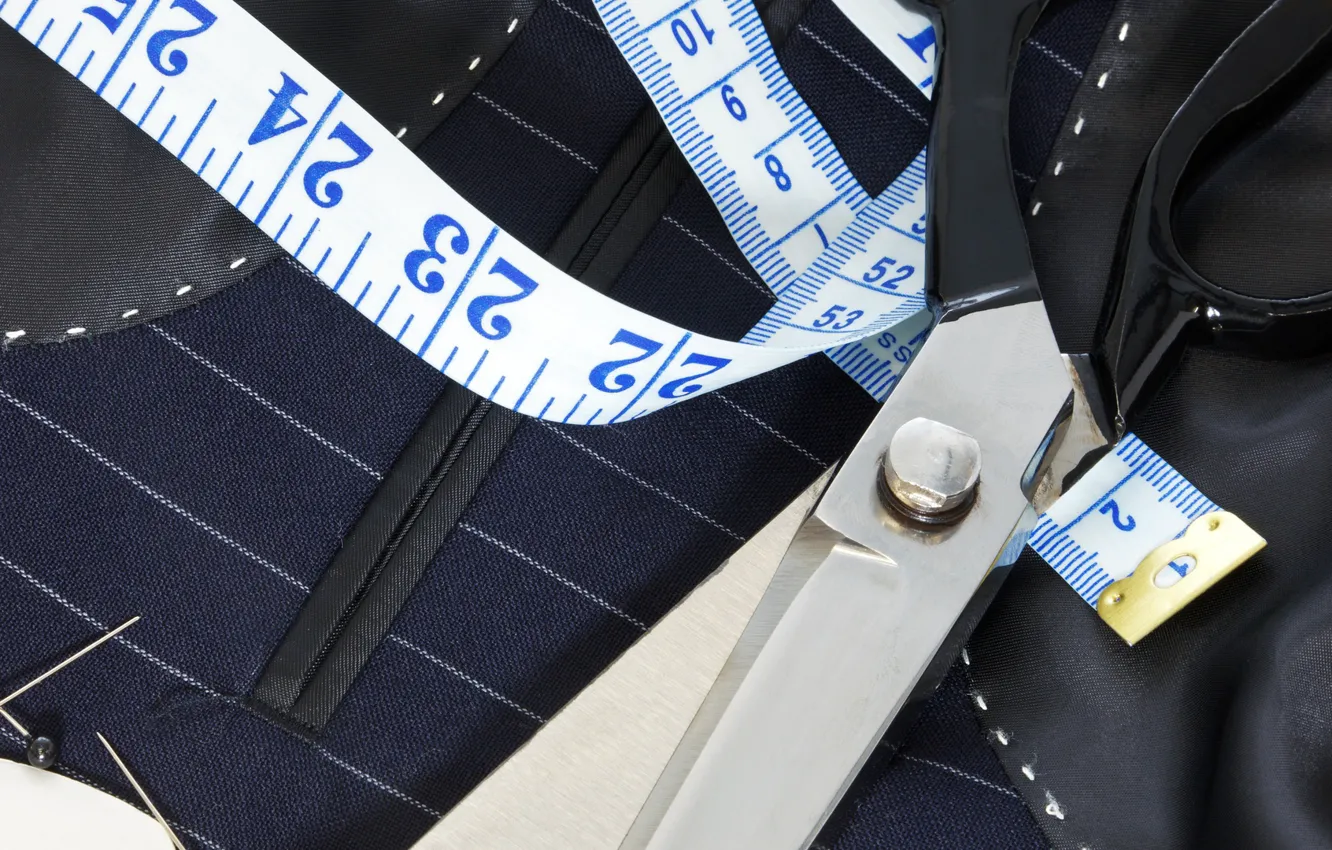 Фото обои suit, fabric, measurements, tailoring