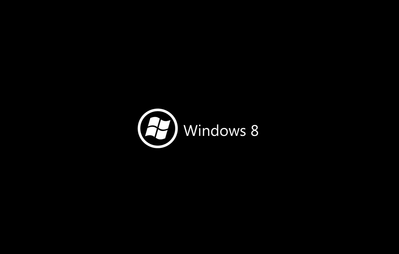 Фото обои фон, черный, логотип, windows
