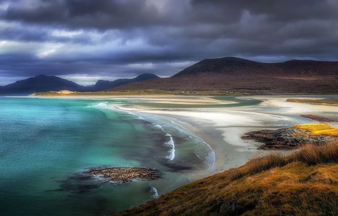 Фото обои побережье, Шотландия, Scotland