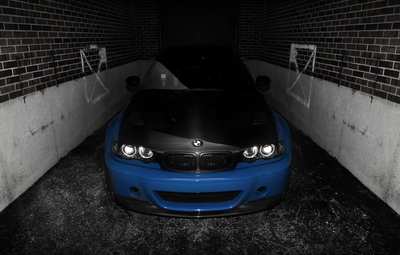 Фото обои BMW, E46