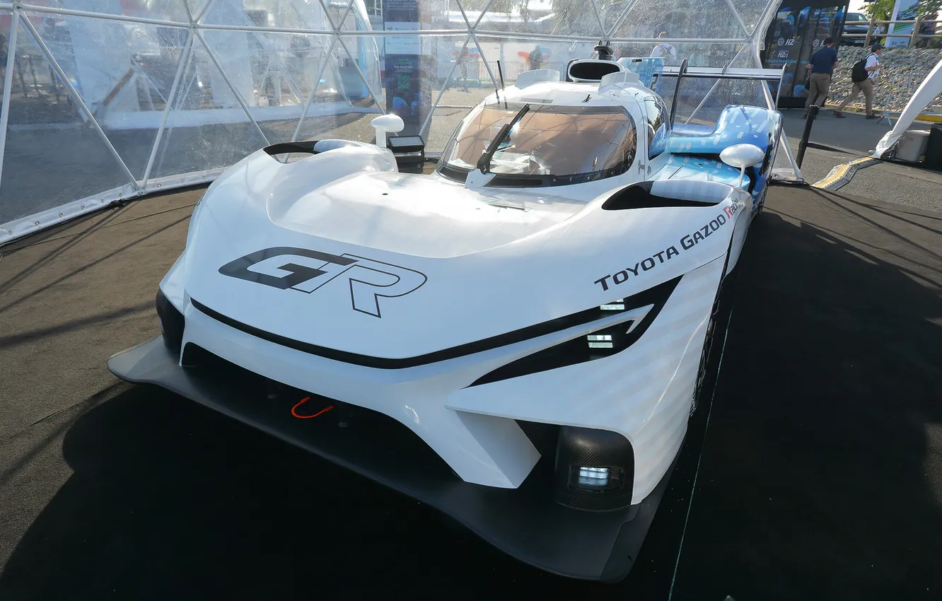 Фото обои Toyota, гоночный прототип, водородный гиперкар, Toyota GR LH2, Racing Concept, LeMans Hypercar, Toyota GR LH2 …