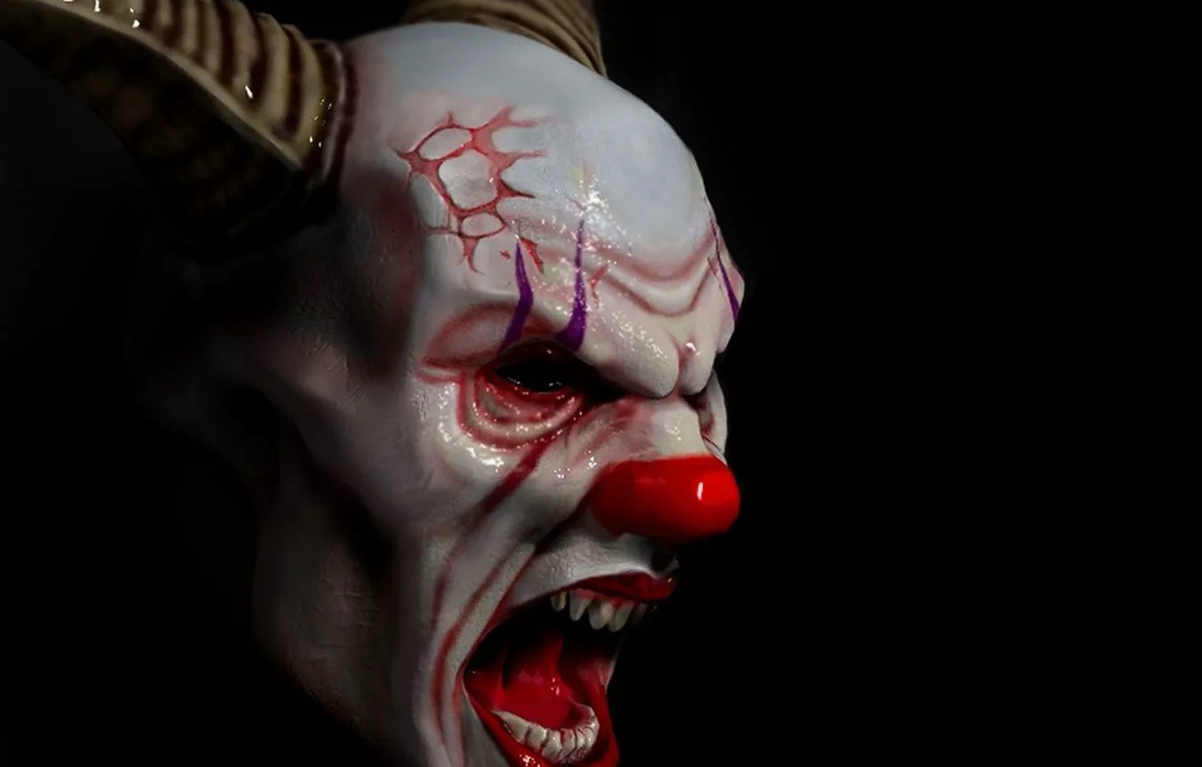 Фото обои cinema, horror, clown, Creepy Clown