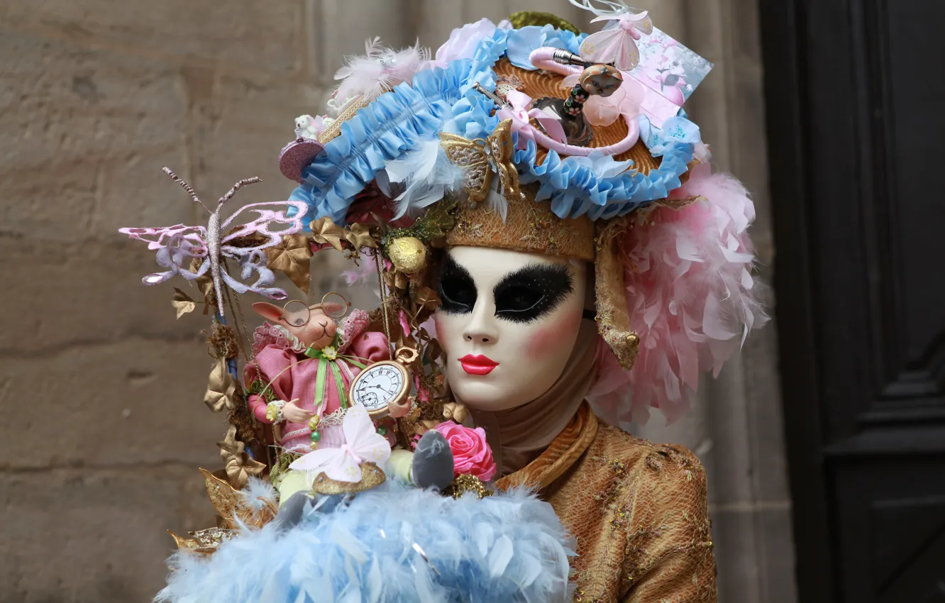 Фото обои маска, Венеция, карнавал