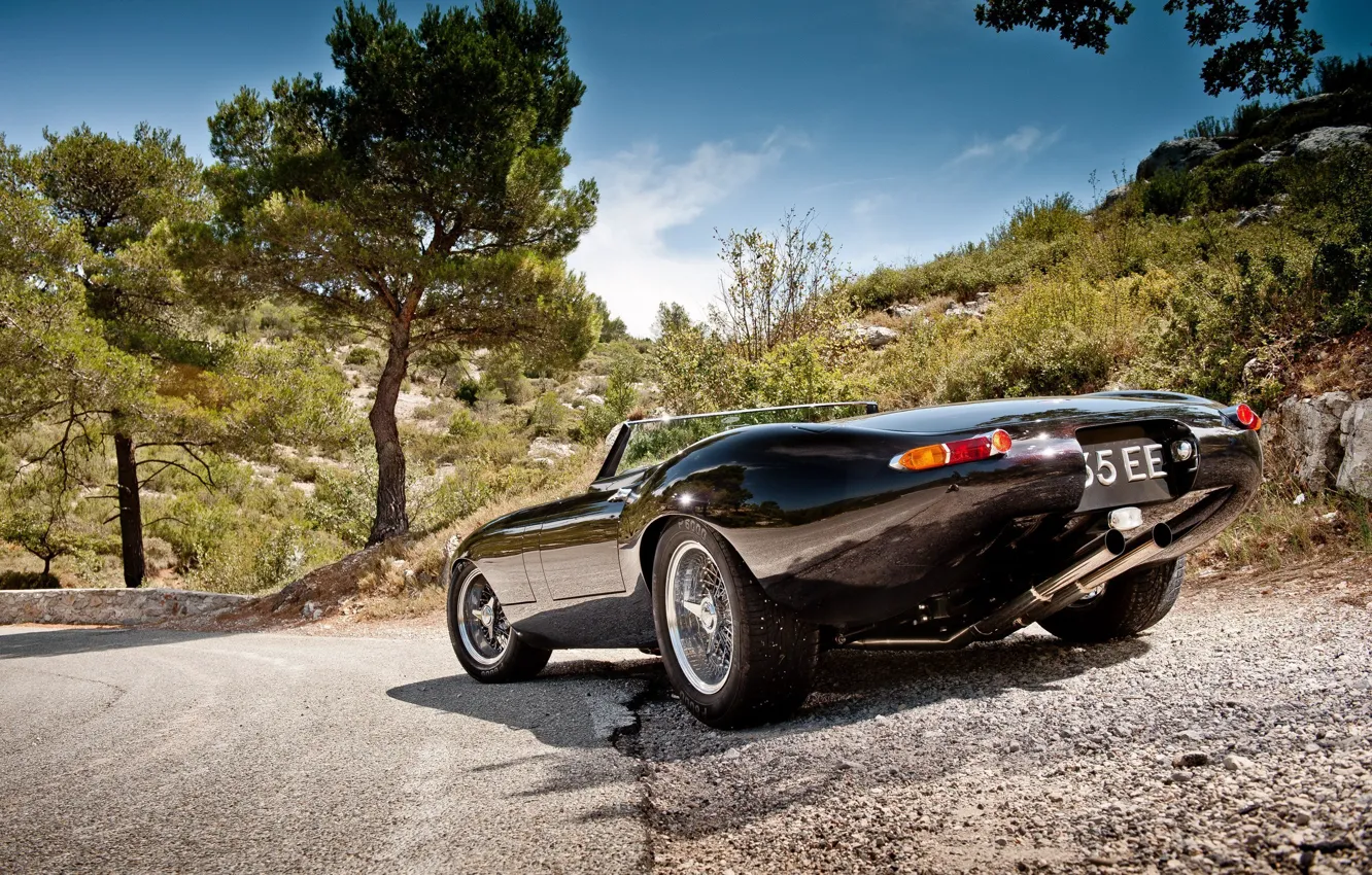 Фото обои черный, Jaguar, black, Е-Туре, Jaguar ХК Е-Туре