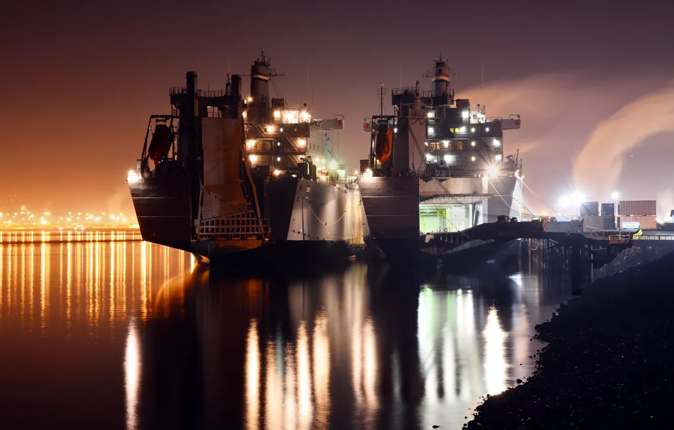 Фото обои Washington, Tacoma, Twin Ships, Schuster Drive