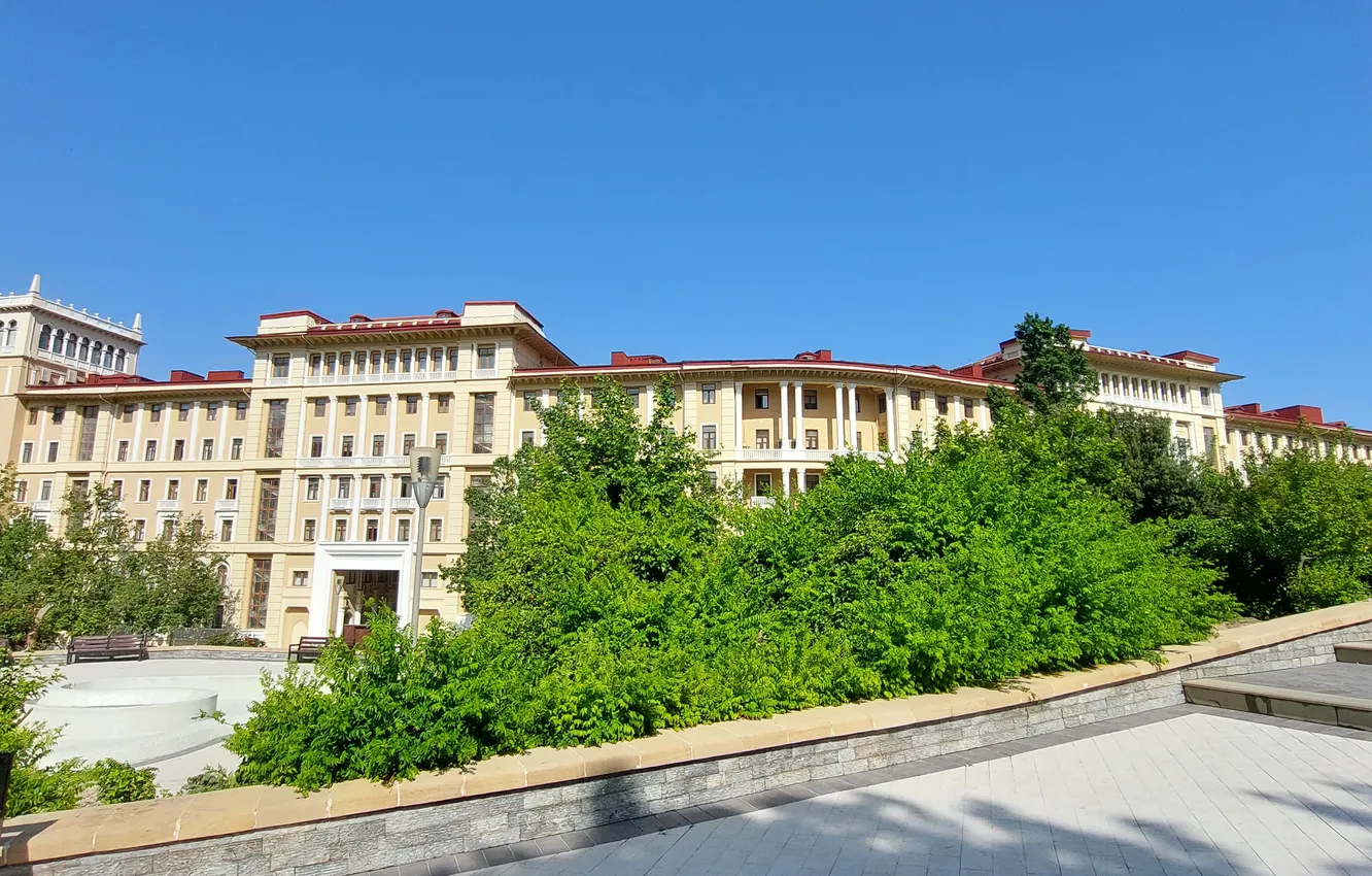 Фото обои Парк, Park, Азербайджан, Azerbaijan, Baku, Баку, Кабинет министров