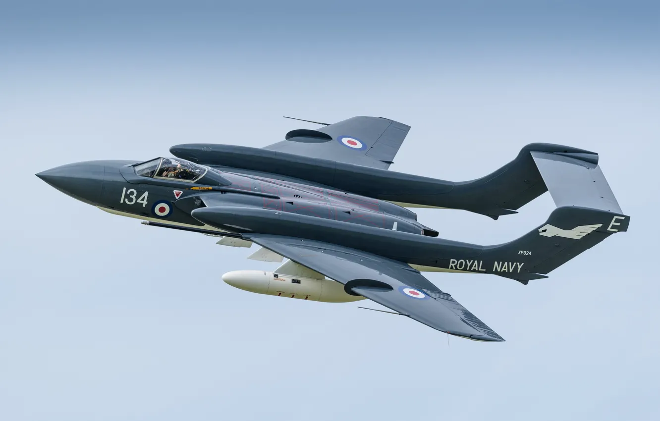 Фото обои полет, авиация, самолёт, Sea Vixen, De Havilland DH.110