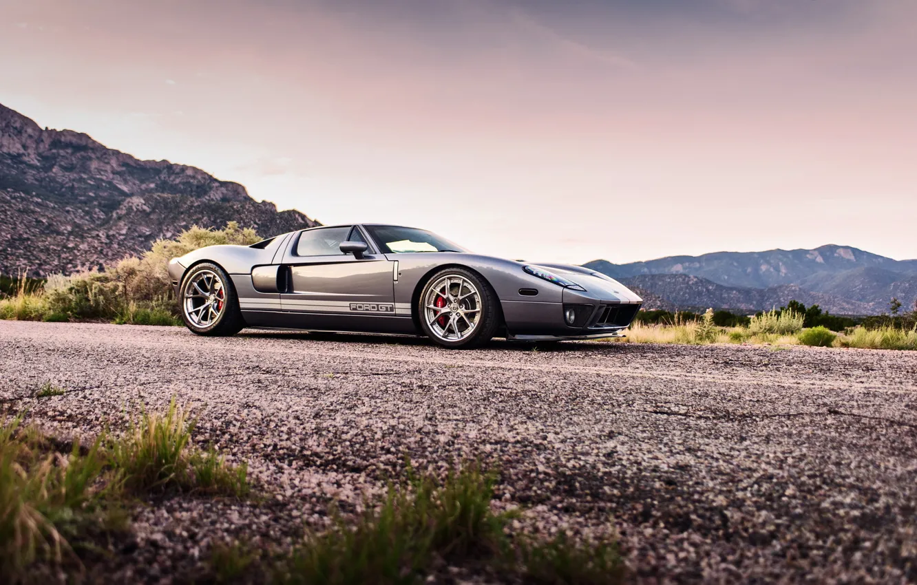 Фото обои supercar, ford gt, lunchbox photoworks