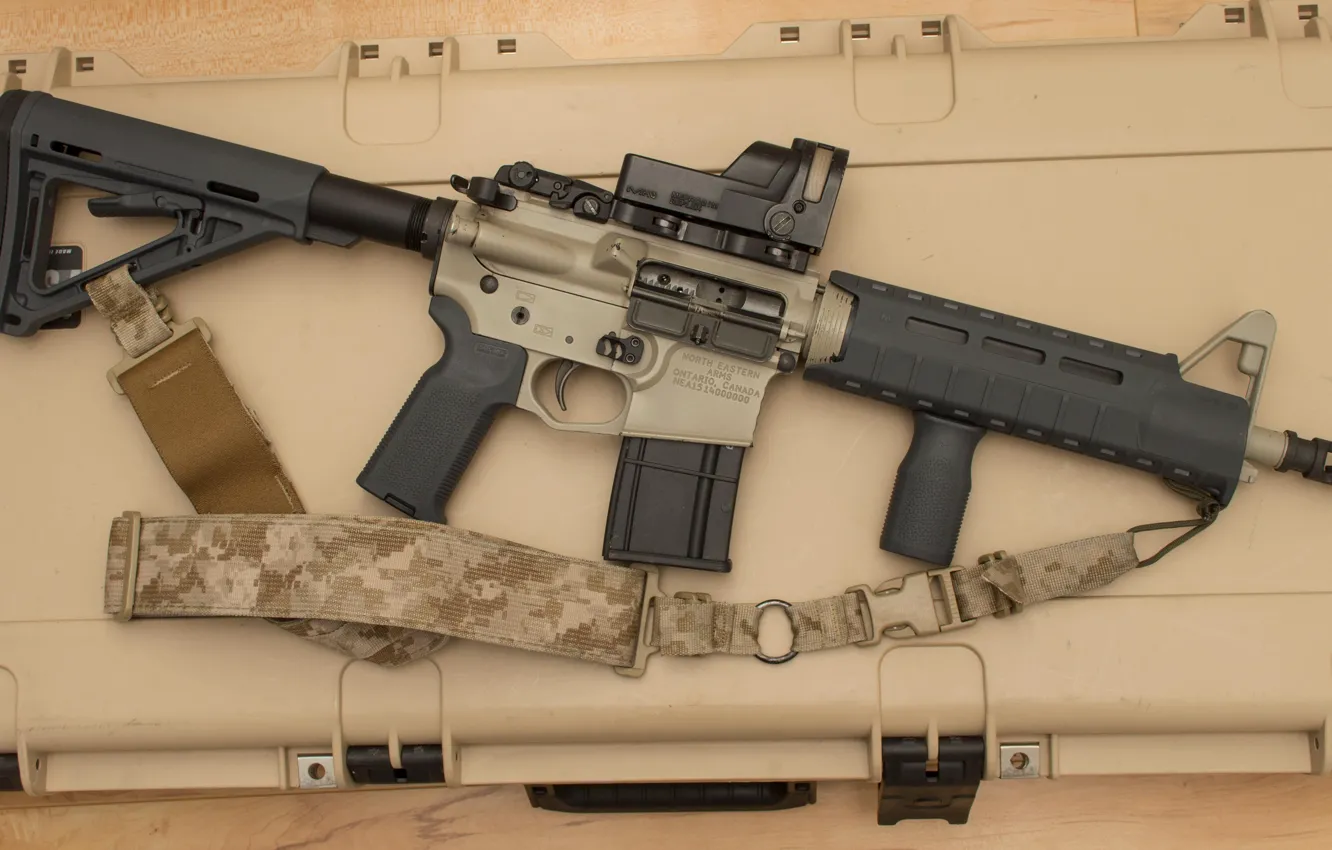 Фото обои оружие, винтовка, карабин, штурмовая, AR-15