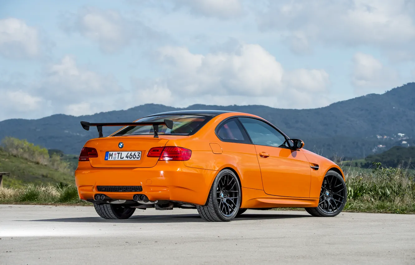 Фото обои BMW, E92, orange, BMW M3 GTS, M3
