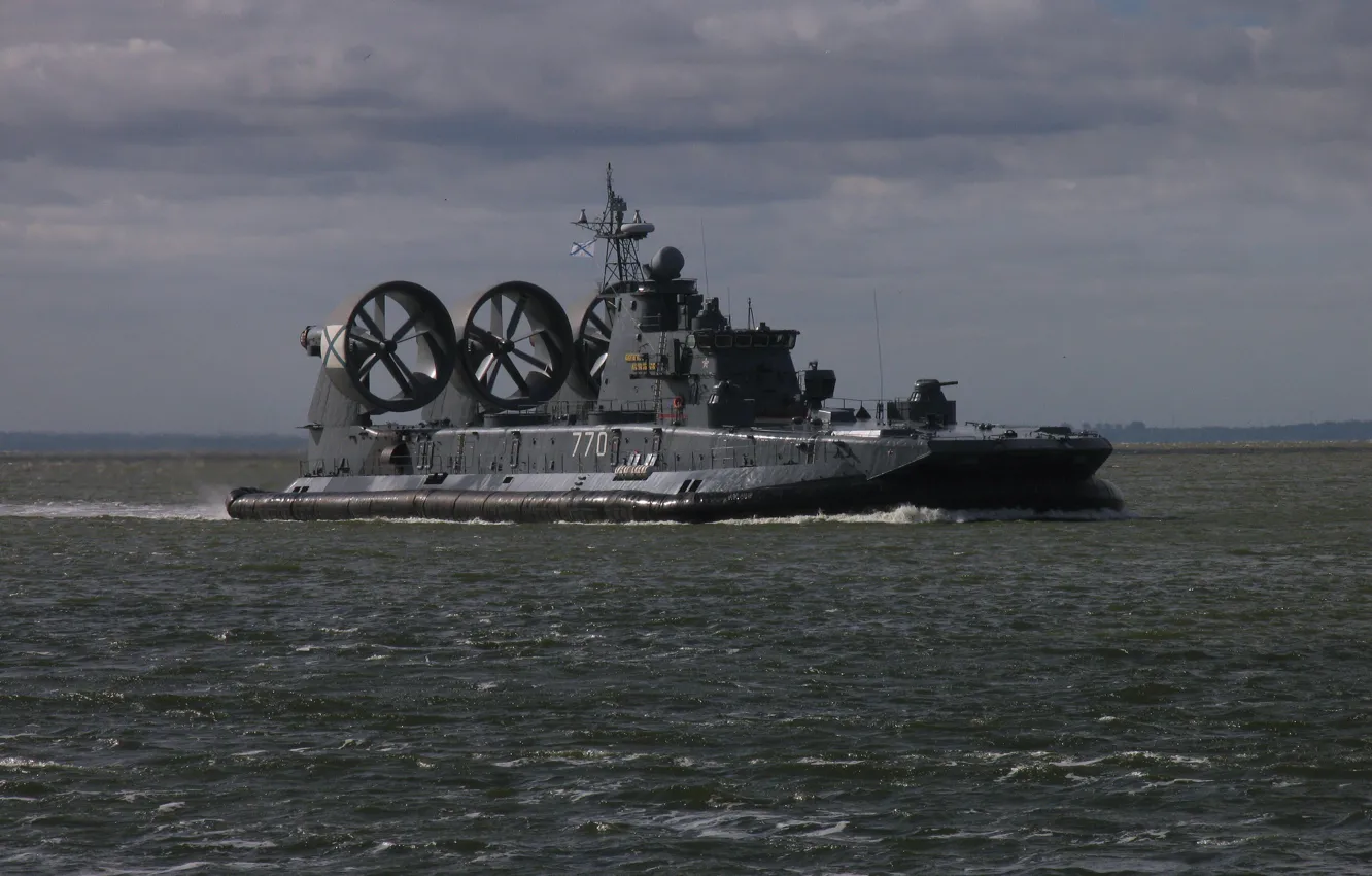Фото обои корабль, Флот, подушке, воздушной, десантный, Балтийский, "Евгений Кочешков"