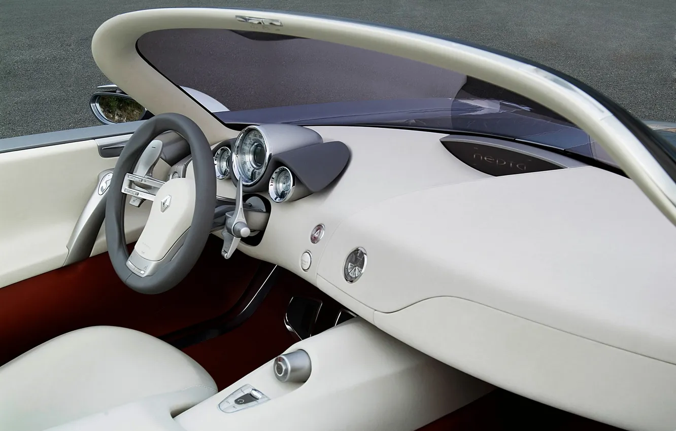 Фото обои Concept, 2006, Renault, концепт-кар, торпедо, единственный экземпляр, the only instance, Renault Nepta Concept